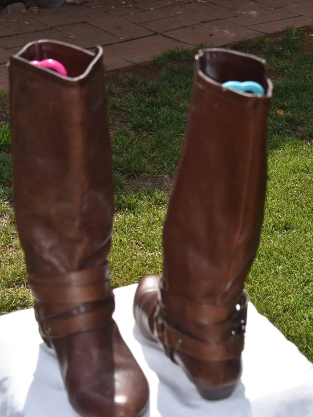 Giani Bini Brown Leather Boots